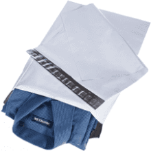 Metronic White Poly Mailers 14.5x19 100 Pack
