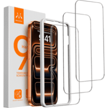 Mkeke 3 Pack iPhone 17 Pro Max Screen Protector