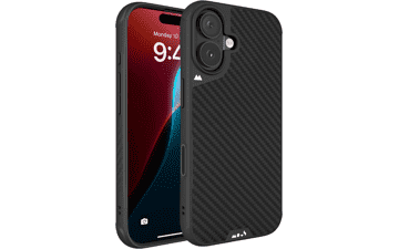 Mous iPhone 16 MagSafe Case – Carbon Fibre Shockproof