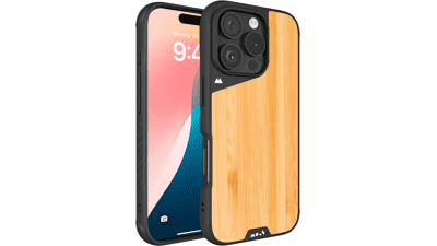 Mous iPhone 16 Pro Max Bamboo Case – MagSafe, Shockproof