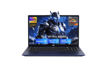 NIMO 15.6" Gaming Laptop – Ryzen 7 Pro 6850U, 32GB RAM, 1TB SSD