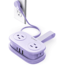 ORICO 4FT Purple Cruise Travel Power Strip