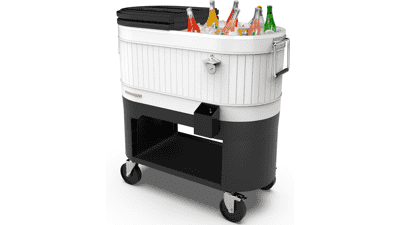 Permasteel Rolling Patio Cooler