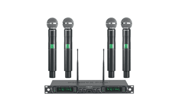 Phenyx Pro 4-Channel UHF Wireless Mic System