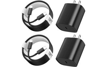 Phone 17 16 15 Fast Charger 20W USB-C Cable 10FT