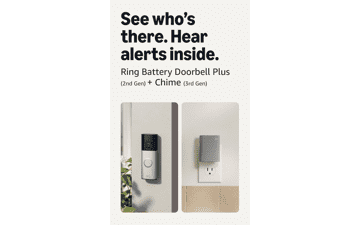 Ring Battery Doorbell Plus – Nickel Silver Chime