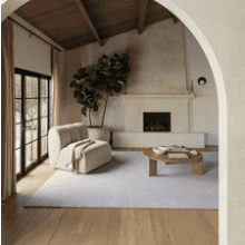Rugs USA Maru Handmade Wool Area Rug – Silver, 8'6"x11'6"