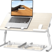 SAIJI Foldable Laptop Desk for Bed & Couch