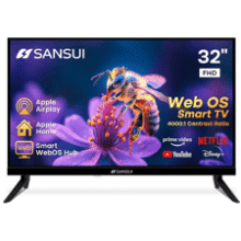 SANSUI 32" FHD Smart TV with WebOS & Chromecast