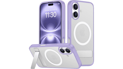 SPIDERCASE Magnetic iPhone 16 Case with 3‑Way Stand