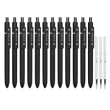 STAGEEK Black Gel Pens GX3 12Pcs