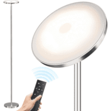 SUNMORY 32W LED Floor Lamp – 3000LM, Remote Control