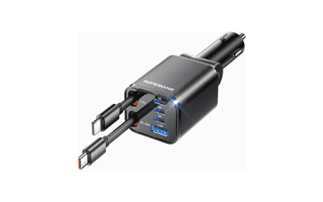SUPERONE 99W Retractable Car Charger