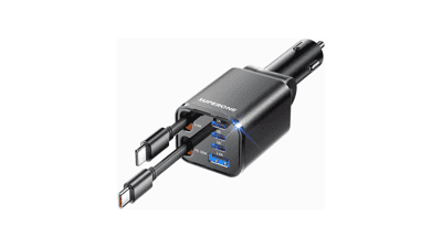 SUPERONE 99W Retractable Car Charger
