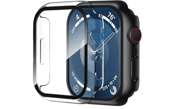 Smiling 2-Pack Apple Watch SE 40mm Case with Tempered Glass Protector