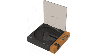 Syitren R300 Portable Bluetooth CD Player – Retro Desktop, Rechargeable