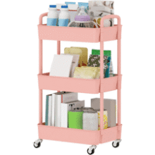 Sywhitta 3-Tier Rolling Utility Cart