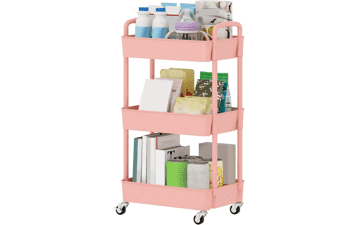 Sywhitta 3-Tier Rolling Utility Cart