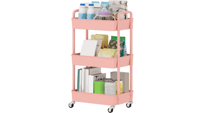 Sywhitta 3-Tier Rolling Utility Cart