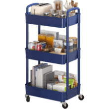 Sywhitta 3-Tier Rolling Utility Cart