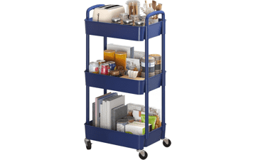 Sywhitta 3-Tier Rolling Utility Cart