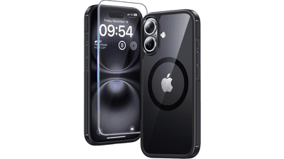 TAURI iPhone 16 MagSafe Case – Shockproof, Anti‑Yellowing, Military‑Grade Protection