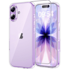 TAURI iPhone 17 Case – Anti‑Yellowing, Shockproof, Clear