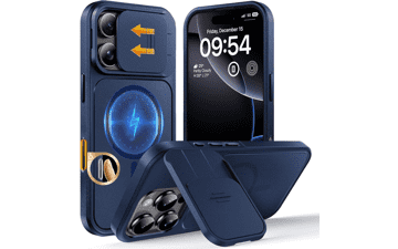 TOCOL iPhone 16 Pro Rugged Case with Slide Camera Cover