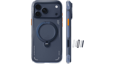 TORRAS Ostand Q3 Air iPhone 17 Pro Max Case – 360 Magnetic Stand, Mil-Grade Shockproof