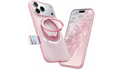 TORRAS iPhone 17 Pro Max Case – 360° Magnetic Stand, MagSafe, Military-Grade Protection