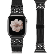 TOYOUTHS Braided Magnetic Apple Watch Band