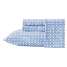 Tommy Bahama King Size Cotton Percale Sheet Set – Bahama Isle Blue