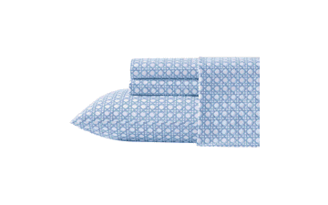 Tommy Bahama King Size Cotton Percale Sheet Set – Bahama Isle Blue