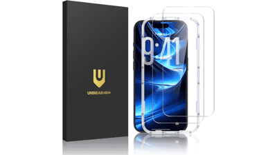 UNBREAKcable 2-Pack iPhone 17 Pro Screen Protector