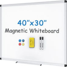 VIZ-PRO Magnetic Whiteboard 40x30"