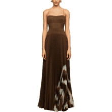 AMUR Women's Sue Pleated Gown