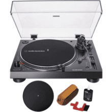 Audio-Technica AT-LP120XUSB Direct-Drive Turntable with USB & Essentials Bundle