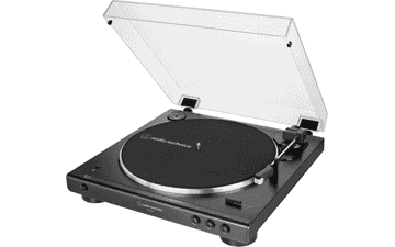 Audio-Technica AT-LP60XBT-BK Wireless Belt-Drive Turntable