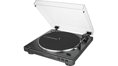 Audio-Technica AT-LP60XBT-BK Wireless Belt-Drive Turntable