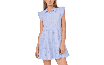 CeCe Women's Tiered Mini Dress