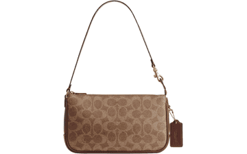 Coach Women's Natural Grain Leather Plaza Bag