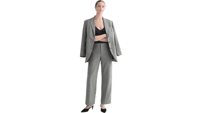 Everlane Women's Straight-Leg Tailor Twill Dress Pant