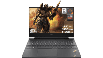 HP Victus 15 Gaming Laptop – Ryzen 5 7535HS, 16GB DDR5, 512GB SSD, 144Hz IPS
