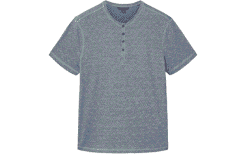 John Varvatos Men's Elm Henley Shirt