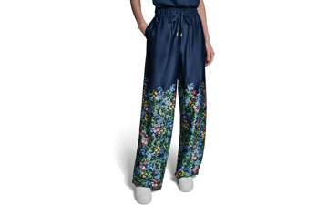 Karl Lagerfeld Women's Flowy Floral Pant