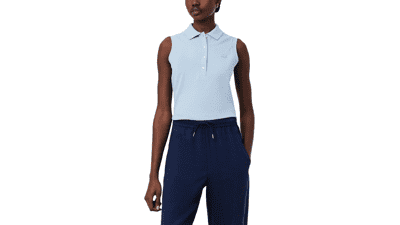 Lacoste Women's Slim Fit L.12.d Sleeveless Polo Shirt