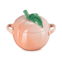 Le Creuset Stoneware Peach Mini Cocotte 19oz