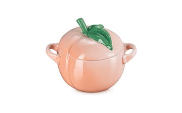 Le Creuset Stoneware Peach Mini Cocotte 19oz