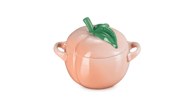 Le Creuset Stoneware Peach Mini Cocotte 19oz
