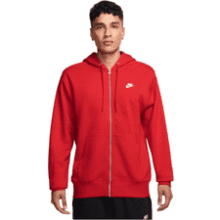Nike Men's Club Full-Zip Fleece Hoodie